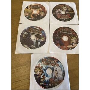 LOT OF 5 YU-GI-OH! DVD’s BATTLE CITY DUELS , Double duel, gauntlet, 1996 series